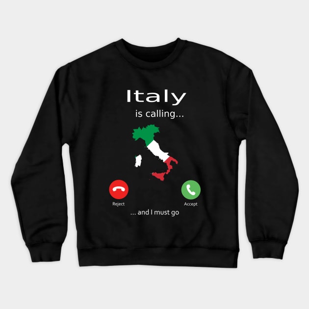 ITALY Crewneck Sweatshirt by ETTAOUIL4